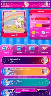 Unicorn To Do (habits) android App screenshot 6